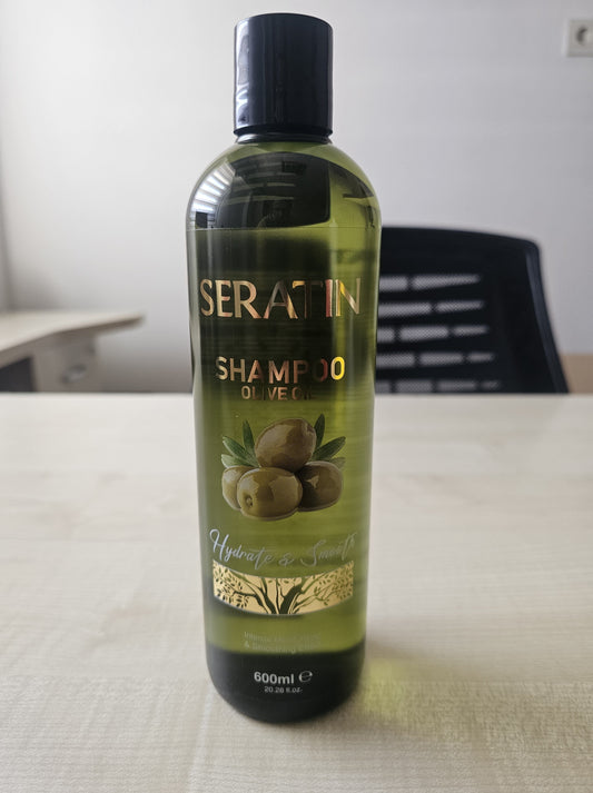 Seratin 600ml Olive Oil Shampoo